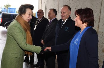 Princess Anne handshake